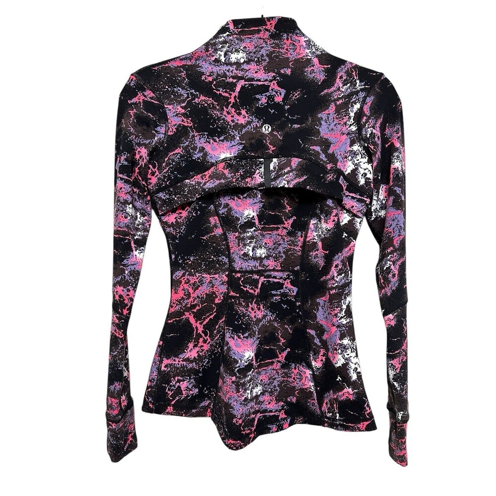 Lululemon Define Jacket Black Splatter Full Zip Track Multicolor Small - Picture 3 of 10
